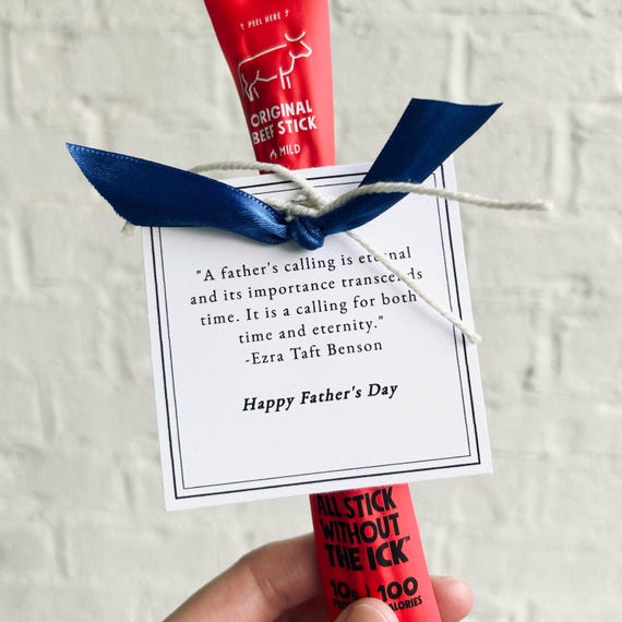 LDS Father's Day Ward Gift Tag Printable Elders Quorum Gift Tag