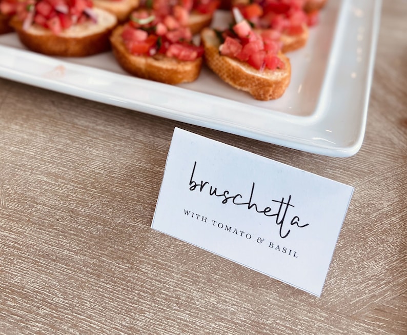 Minimalist Buffet Card Template Buffet Cards Food Labels Etsy Minimalist Buffet Card Template Buffet Cards Food Labels Etsy