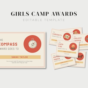 LDS Girls Camp Awards | Young Women&#39;s Camp Award Printable | Girls Camp | LDS Young Women Camp | 2023 LDS