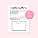 All About Mamaw, Mothers Day Gift, All About My Mamaw Printable ...