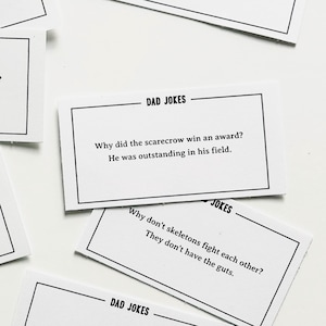 50 saubere Dad Witze druckbar, Vatertag Geschenkanhänger, LDS Ward Geschenk für Väter, Tischkarteneinstellung für Vatertag, lustige Wortspiele Dad Geschenk