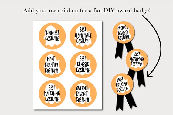 Costume Contest Categories DIY Halloween Costume Award! (Prize