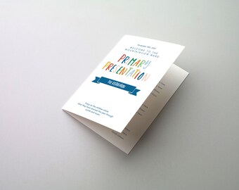 Primary Presentation Program | LDS Primary Presentation Sacrament Program  | Editable Template: 8.5 X 11 Instant Download