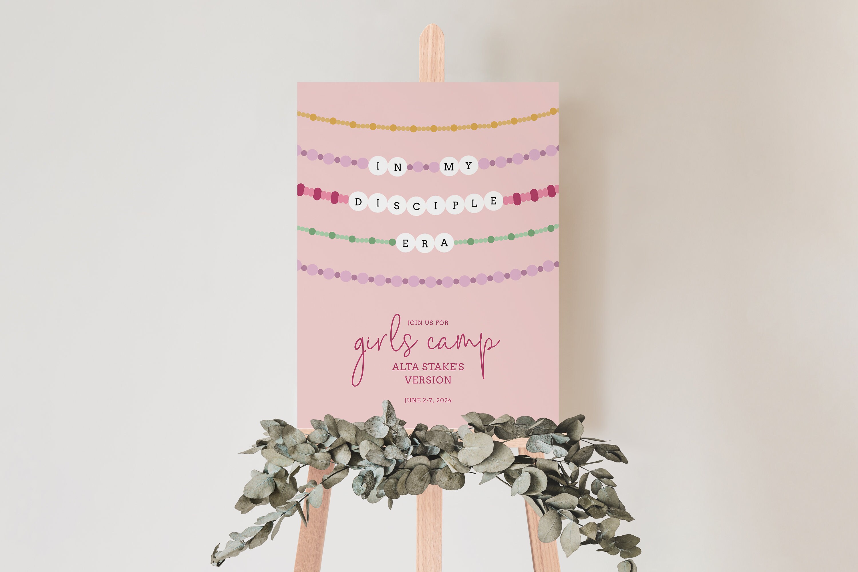 LDS Girls Camp Bundle Young Women's Camp Printables Eras Girls Camp LDS ...