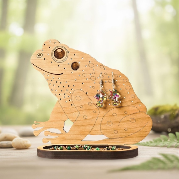Frog Earring Holder With Ring Holder, Gifts For Teen Girls