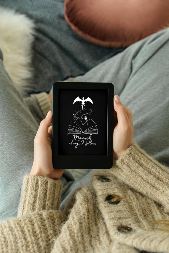 Magic Always Follows Kindle Paper White E-Book Lock Screen