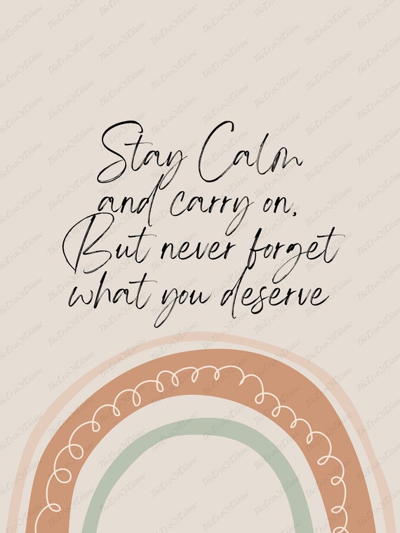 Stay Calm, but... Printable Wall Art (digital only)