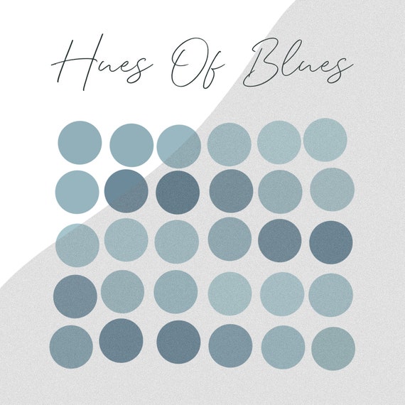 Hues Of Blues Procreate Palette