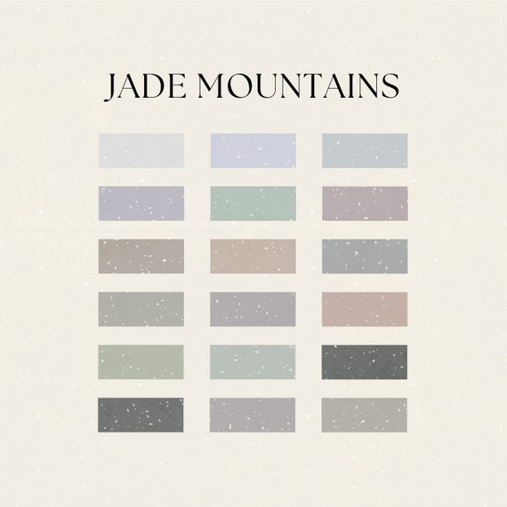 Jade Mountains Procreate Palette