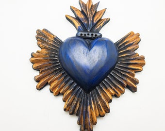 Hand-Carved Sacred Heart