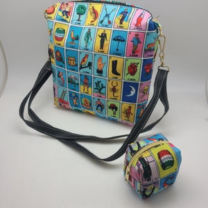 Bolso de hombro de lotería con monedero