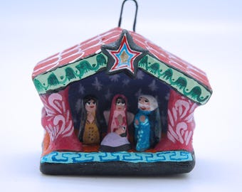 Handcrafted Mexican Nativity, Small