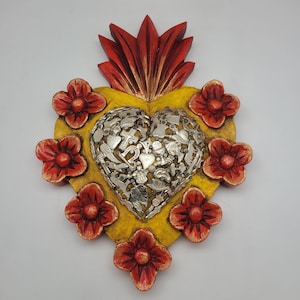 Hand-Carved Milagros Heart