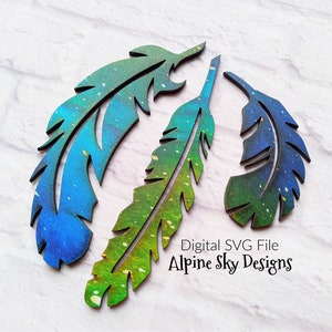Feather SVG | Feather SVG File | Feathers Svg | Feather PNG | Glowforge Files | Glowforge Svg Files | Laser Files | Laser Cut File Feather