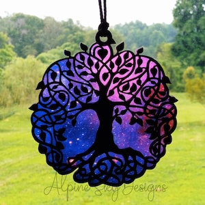 Pendentif en cristal Ornements d'arbre Outdoor Dream Catcher Circle  Décorations suspendues Décor de mariage de fête