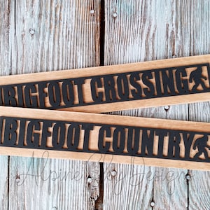 Bigfoot Sign SVG Bundle | Bigfoot Crossing Sign SVG | Bigfoot Country Sign SVG | Bigfoot Svg Files | Glowforge Files Bigfoot Laser File