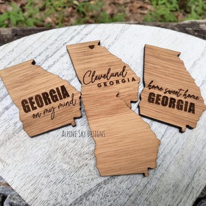 Georgia Magnet SVG File Georgia Magnets SVG Bundle Georgia SVG Files Georgia Svg Home Sweet Home Magnet Svg Georgia Shape Glowforge Laser