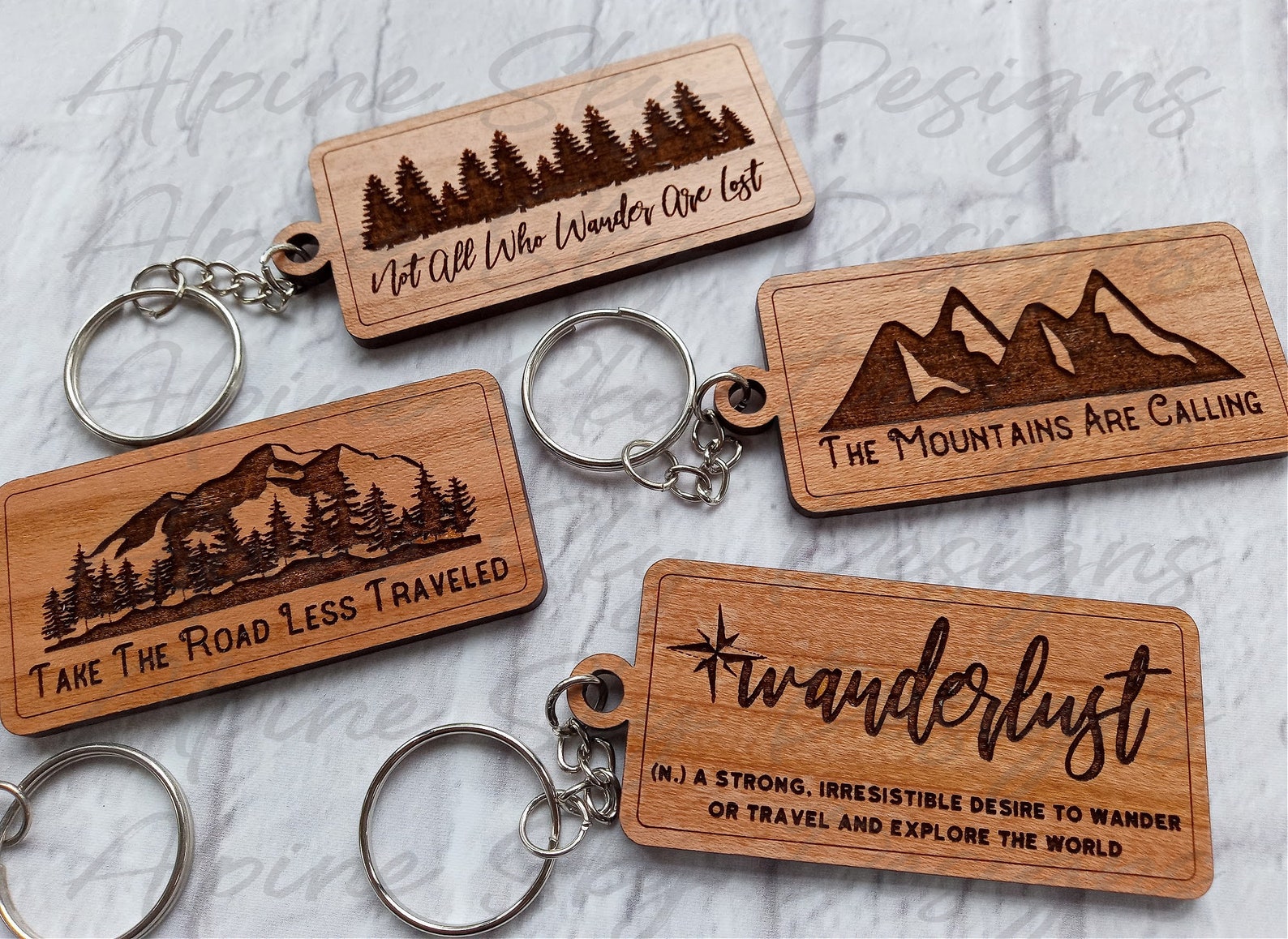 SVG Keychains ADVENTURE Svg Files Laser Files Etsy