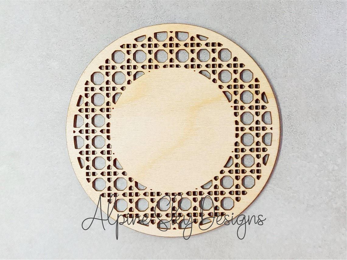 Rattan Sign SVG Bundle / Rattan SVG File / Round Sign SVG / Etsy México