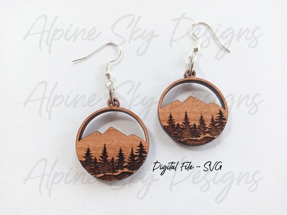 Etsy mountain earrings deals