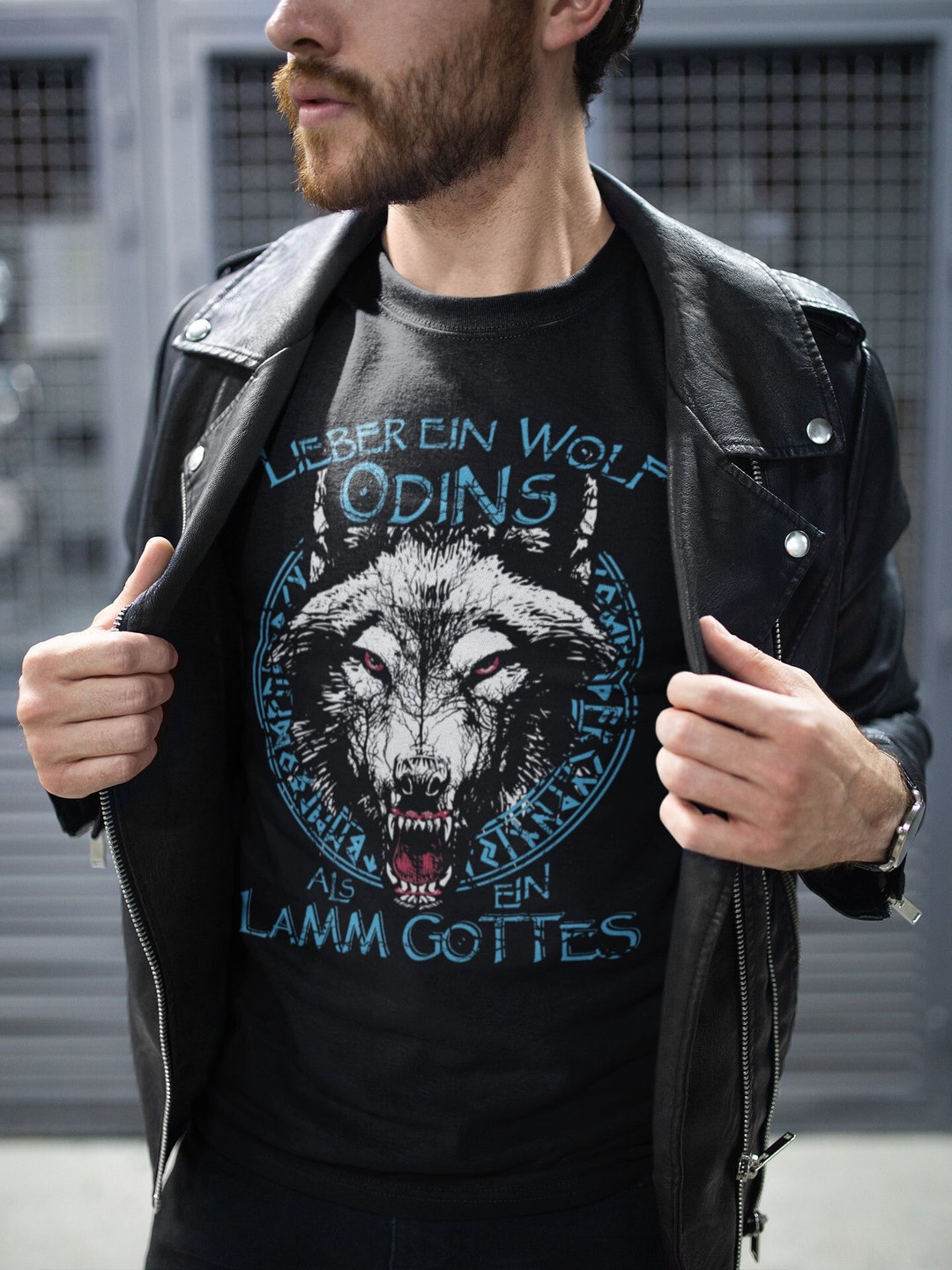 Lieber Ein Wolf Odins Als Ein Lamm Gottes Viking Tshirt Etsy Australia