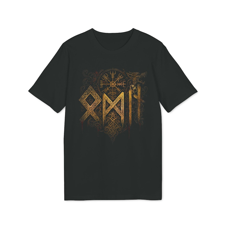 Valhalla Lettering Valhalla Odin Lettering Vegvisir Rune Circle Norse Mythology Vikings ...