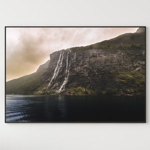 Geiranger Fjord Wall Art, Geiranger Poster, Geiranger Canvas, Norway Fjord Print, Norway Artwork, Norway Photography, Norway Print,