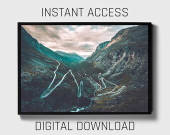 Trollstigen Mountain Road - Digital Download Landscape Photo