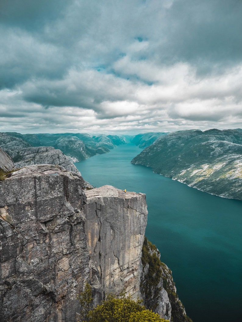 Norway Wall Art, Norwegian Landscape Print , Pulpit Rock in Stavanger Photograph, Canvas Poster Wall Art, Ragnar Vikings, Scandinavian Photo image 7