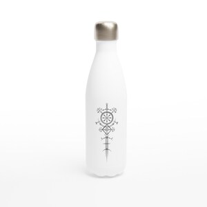 Vegvisir Waterbottle, Insulated Drink bottle, Stainless Steel bottle for hot and cold, Valentines day gift for her
