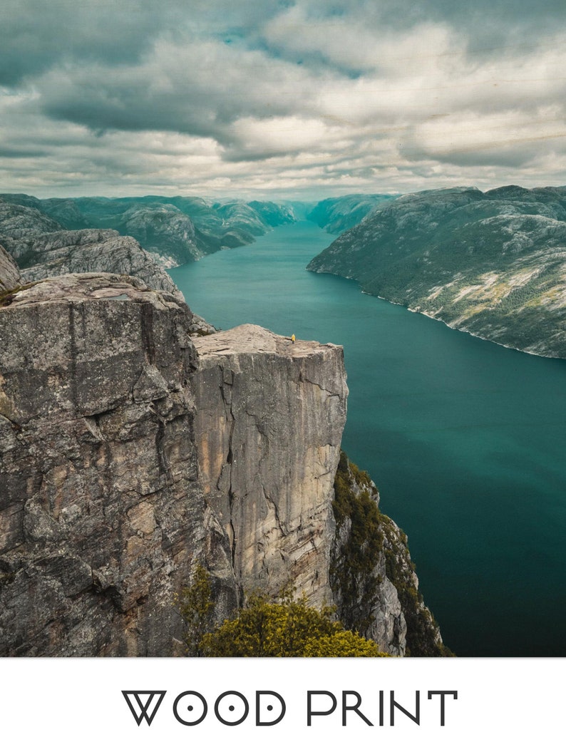 Norway Wall Art, Norwegian Landscape Print , Pulpit Rock in Stavanger Photograph, Canvas Poster Wall Art, Ragnar Vikings, Scandinavian Photo image 5