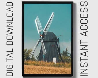 Mill photography, digital download, printable wall art, rustic wall decor, instant download, farmhouse decor, vintage print, industrial art