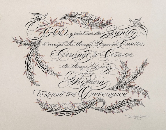 Serenity Prayer - Etsy