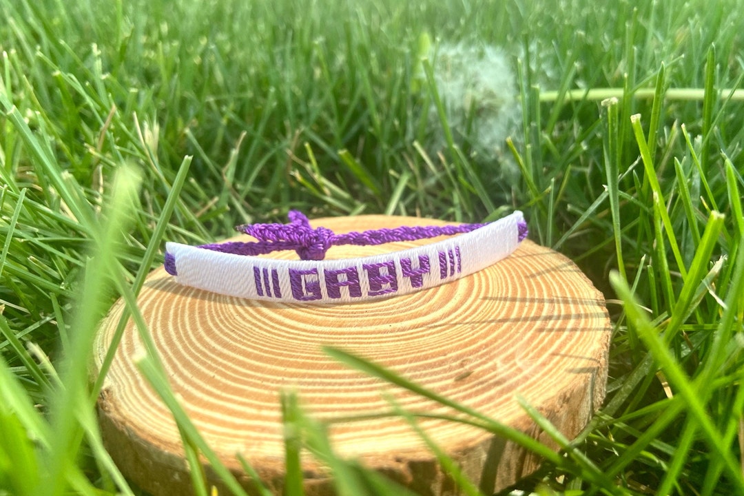 Customized Bracelets, Handmade Name Bracelets, Name Bracelet, String