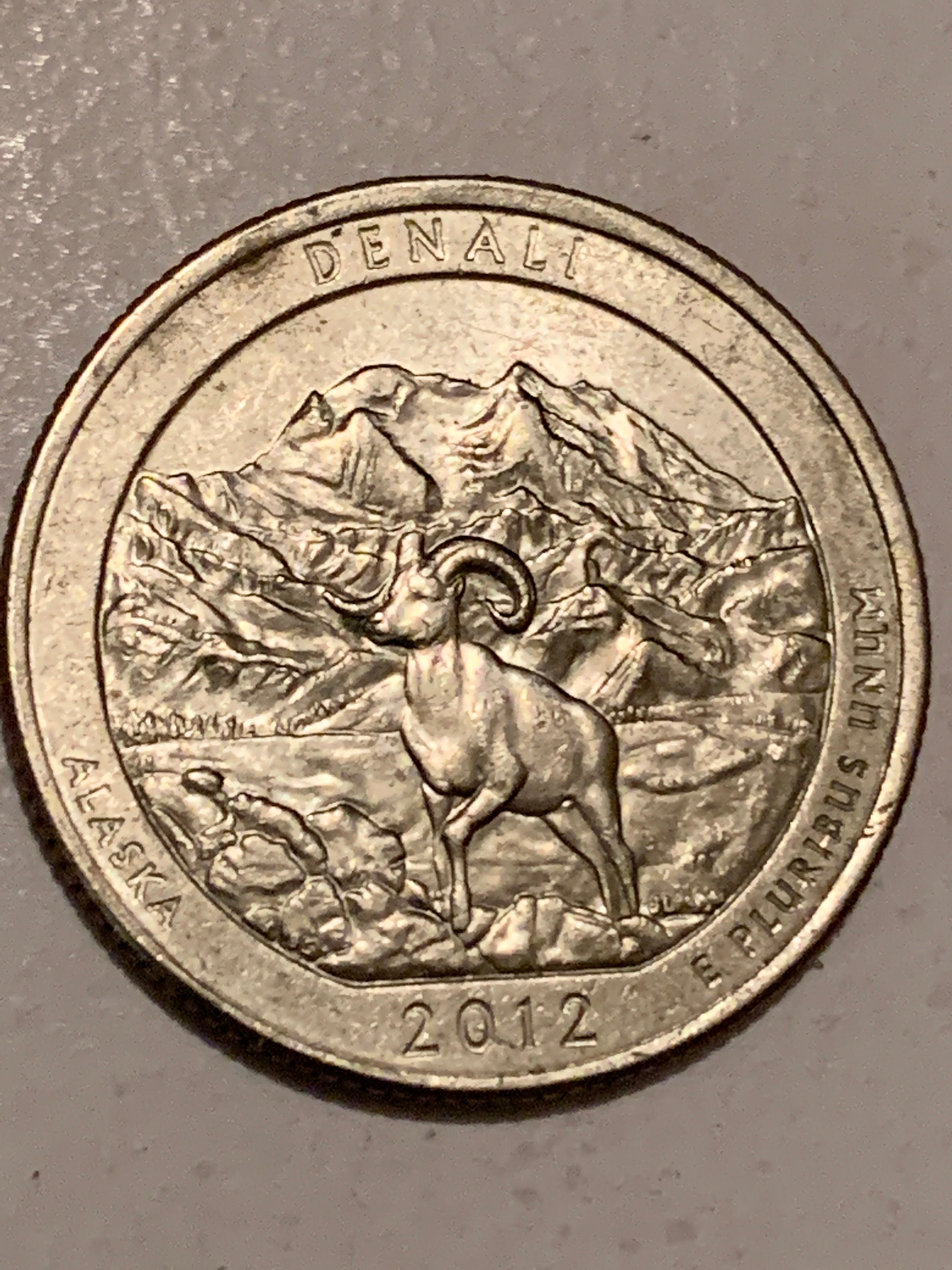 2012 P Alaska Quarter Rim error Etsy