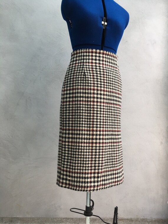 Zip wool skirt cheap