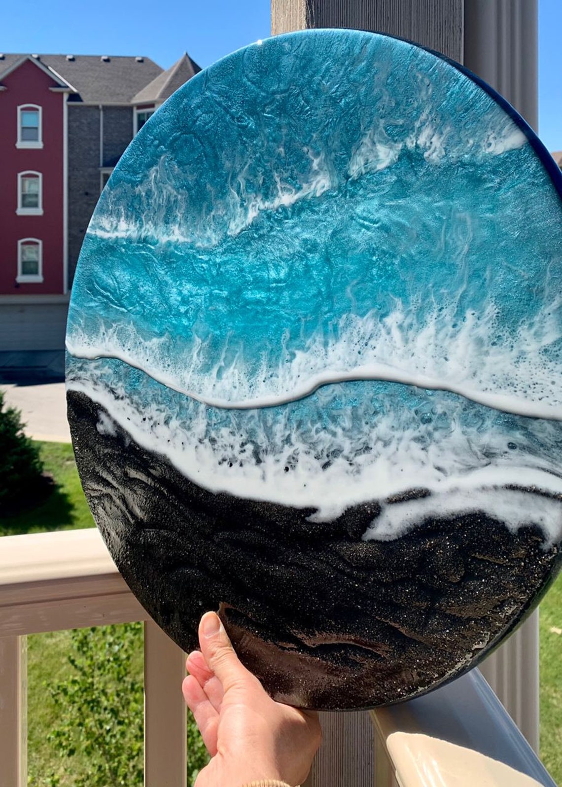 16 Resin Art on Wood Panel Etsy