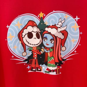 Nightmare Before Christmas Sweatshirt | Jack & Sally Holiday Crewneck bild 2