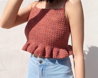 Boho Crochet Top Pattern, PDF Tutorial for Beginners, Instant Download, DIY Handmade Crop Tops and Summer Styles