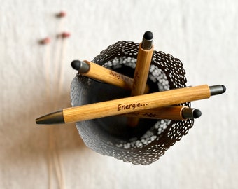 Kuli mit Wunschgravur, gravierter Kugelschreiber|Kuli mit Wunschtext Wunschname