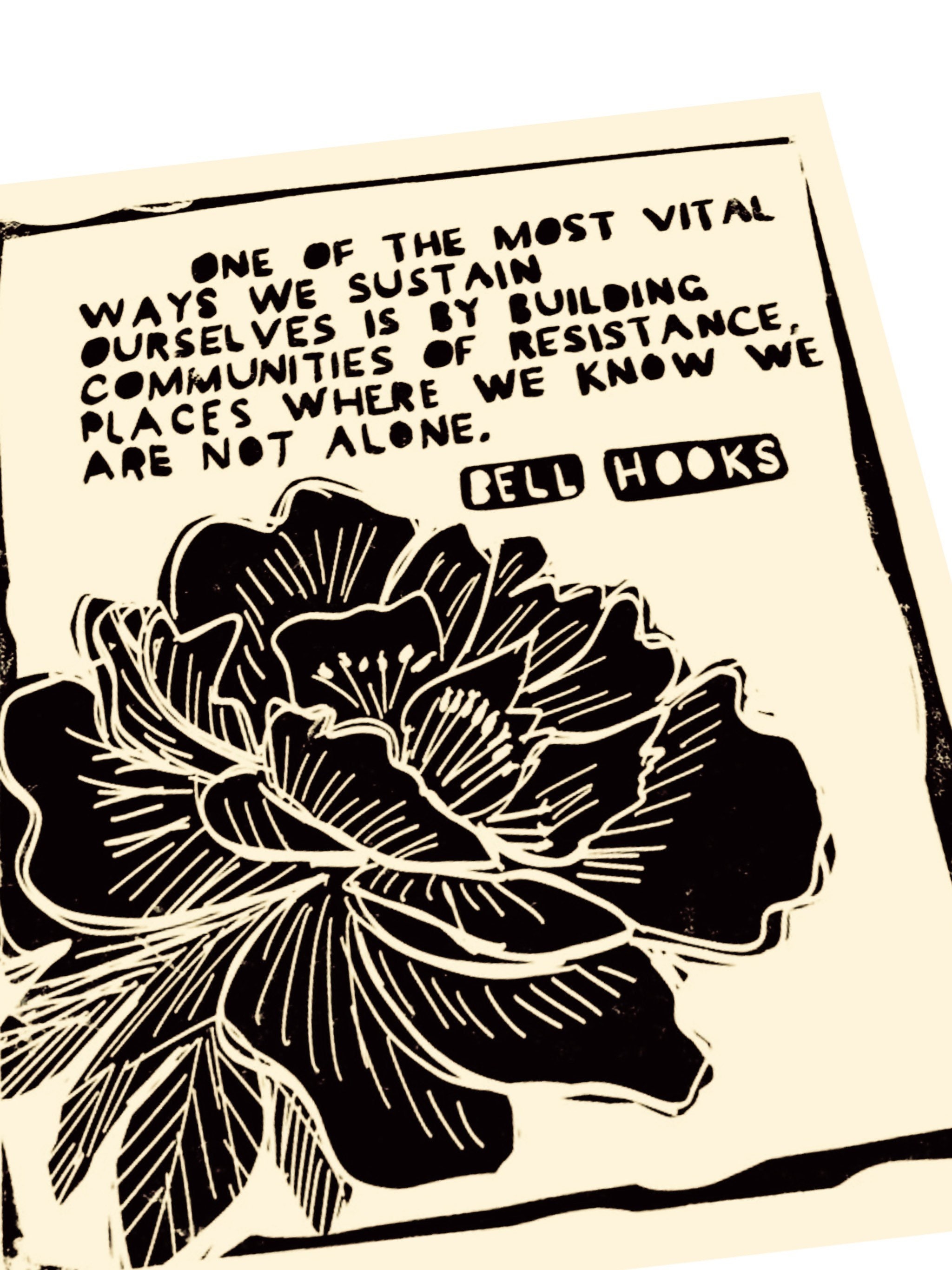 Communities of Resistance Bell Hooks Quote