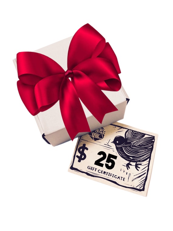 E-Gift Certificate For 25 Dollars to Spend at Space Ink shop | Printable Gift Cards | FREE SHIPPING, Last minute present. electronic gift