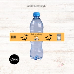 Little Boo Baby Shower bottle labels, Halloween Baby Shower labels, Ghost Baby Shower Template, Spooky Baby Shower Printable