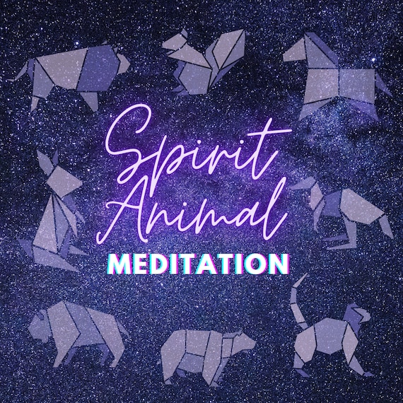 Guided Meditation Download Find Your Spirit Animal - Etsy Israel