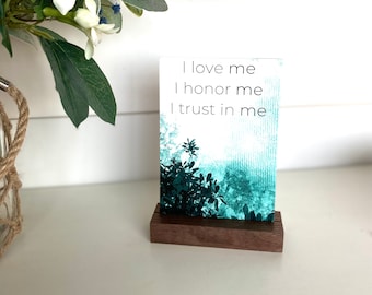 Affirmation Card Deck With Mediat Guided Meditation Self Care Gift Set