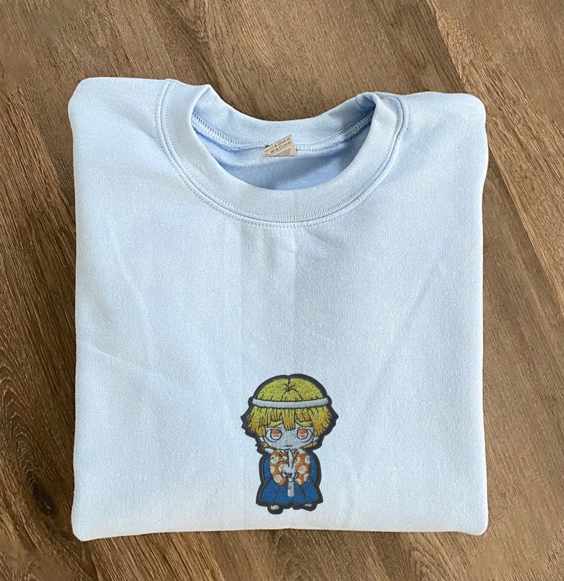 anime embroidery shirt