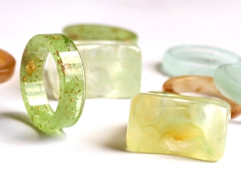 Chunky Resin Ring / Resin Ring / Gift for Her / Statement Ring