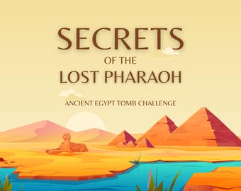 Ontsnappingskamerspel Oude Egyptische graftombe | Afdrukbare pdf-kit
