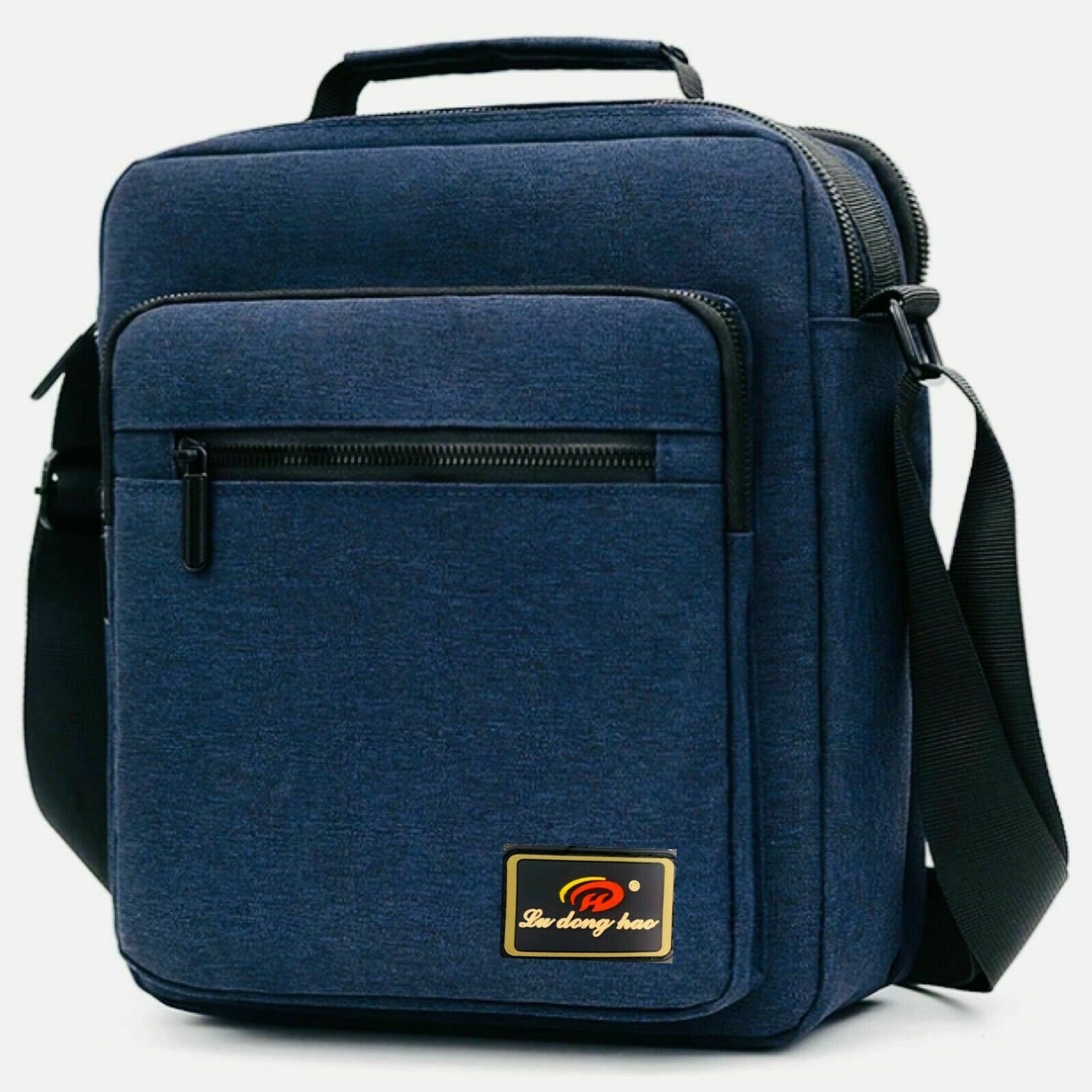 Mens Canvas Utility Work Bag Travel Messenger Waterproof Etsy