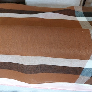 Vintage gewebte quadratische Acryl-Tischdecke, Finlayson Finnland Tischdecke, Retro-Tischdecke, Vintage-Tischdecke, Küchentischdecke (T7)